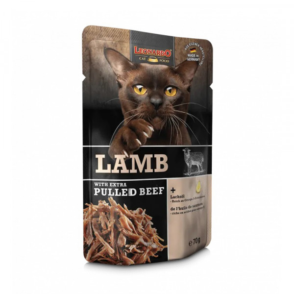 LEONARDO Lamb + extra pulled Beef 70 g