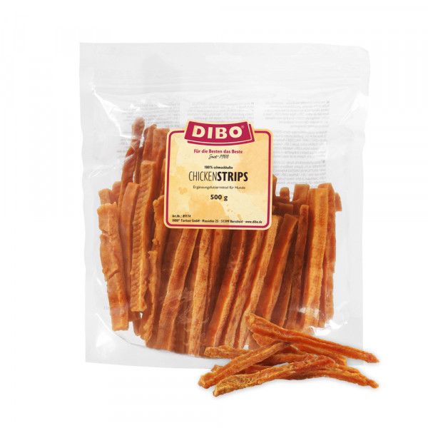 Dibo Leckerlis Chicken Strips (Hähnchen) 500 g