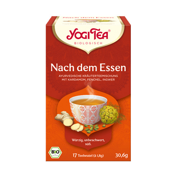 Yogi Tea BIO Kräuterteemischung Nach dem Essen 17 Teebeutel