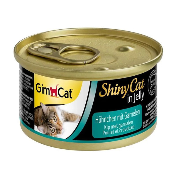 GimCat Shiny Cat Hühnchen mit Garnelen 70 g