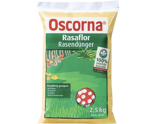 Oscorna Rasaflor Rasendünger 2,5 kg für 50 m²