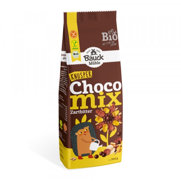 Choco Mix BIO Knusper Schoko Müsli zartbitter glutenfrei vegan