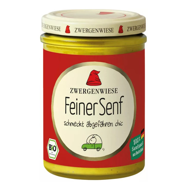 Zwergenwiese BIO Feiner Senf 160 ml