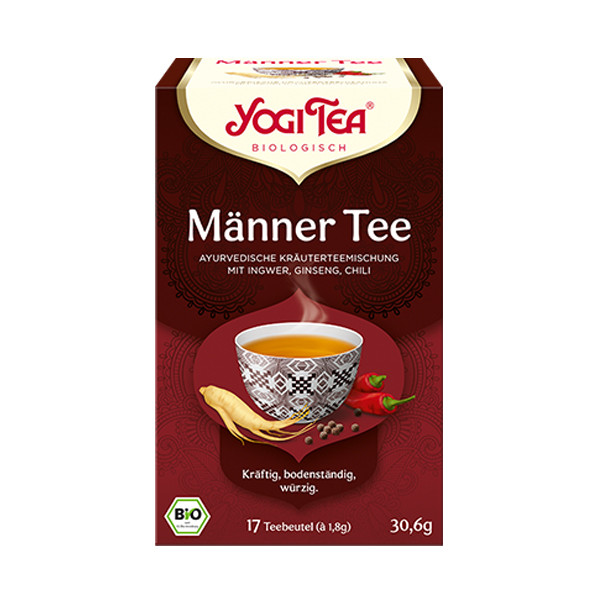 Yogi Tea BIO Kräuterteemischung Männer Tee 17 Teebeutel