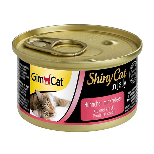 GimCat Shiny Cat Hühnchen mit Krebsen 70 g
