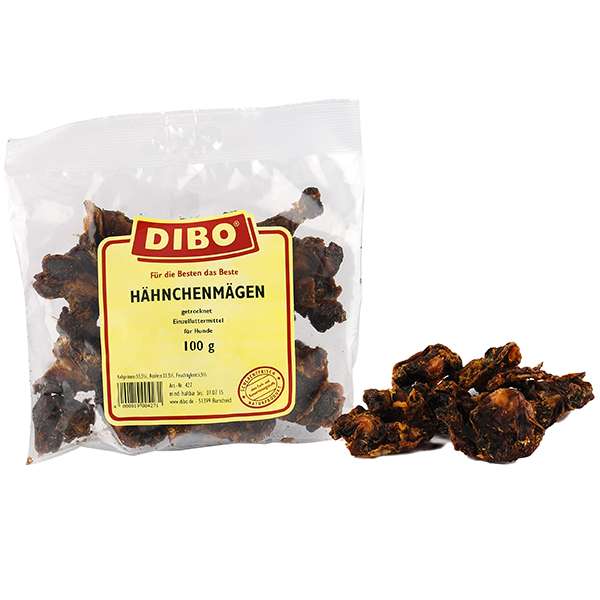 Dibo Hähnchenmägen 100 g GourmetSnacks Ergänzungsmittel Hunde