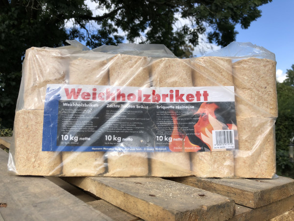 Premium-Weichholzbriketts 10 kg