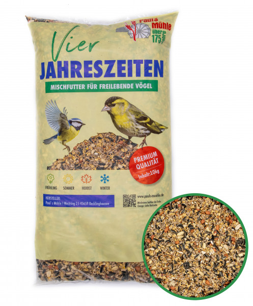 Pauls Mühle Wildvogelfutter 4-Jahreszeiten 10 kg