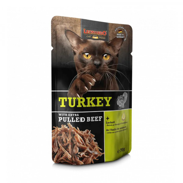 LEONARDO Turkey + extra pulled Beef 70 g