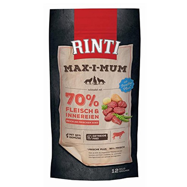 Rinti Max-i-Mum Trockenfutter mit Pansen 12 kg - Pansen 12kg 600x600